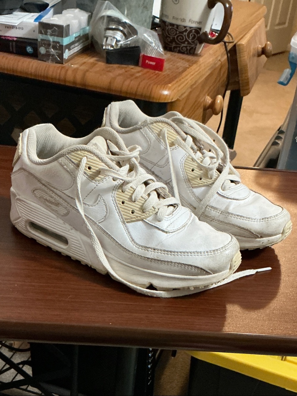 Kids White Sneakers - Youth Athletic Shoes